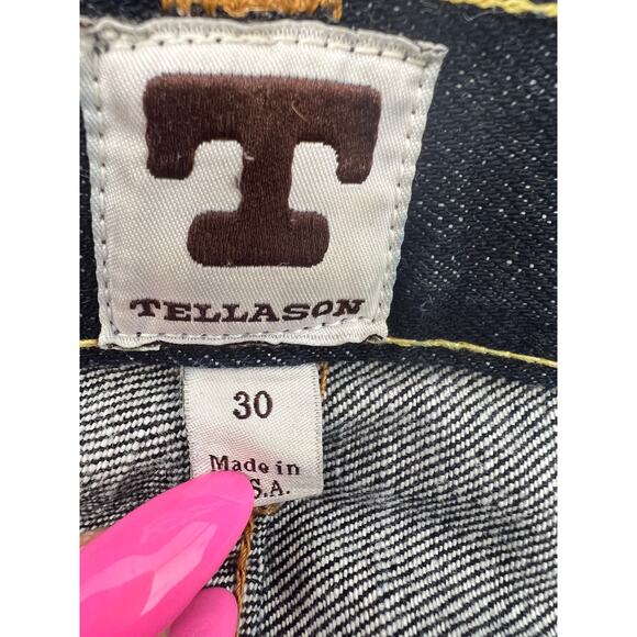 Tellason 30x30 Sheffield Slim Tapered White Oak Cone Selvedge Made in USA - Picture 2 of 8